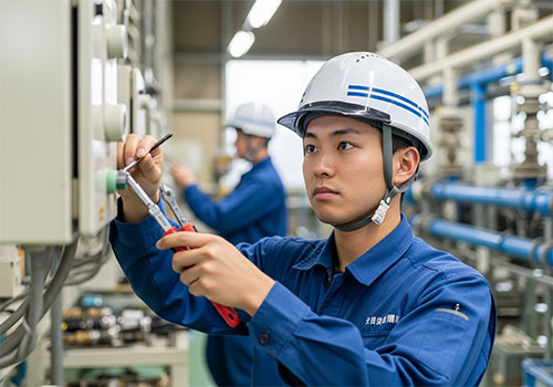 、駅にある工場内設備でのメンテナンス【経験者】　年間休日120日・基本土日休み求人